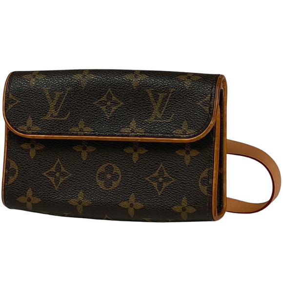 Louis Vuitton Monogram Body Pochette Waist Bag Florentine Brown - Picture 1 of 7